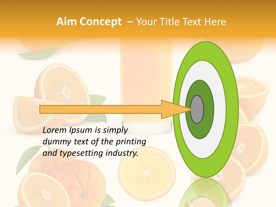 Ripe Healthy Half PowerPoint Template