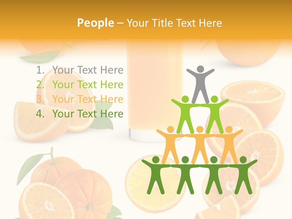 Ripe Healthy Half PowerPoint Template