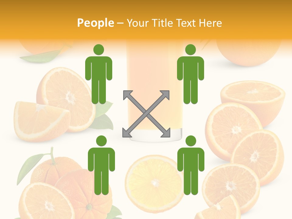 Ripe Healthy Half PowerPoint Template