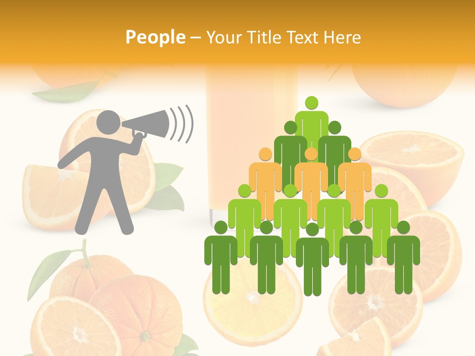 Ripe Healthy Half PowerPoint Template