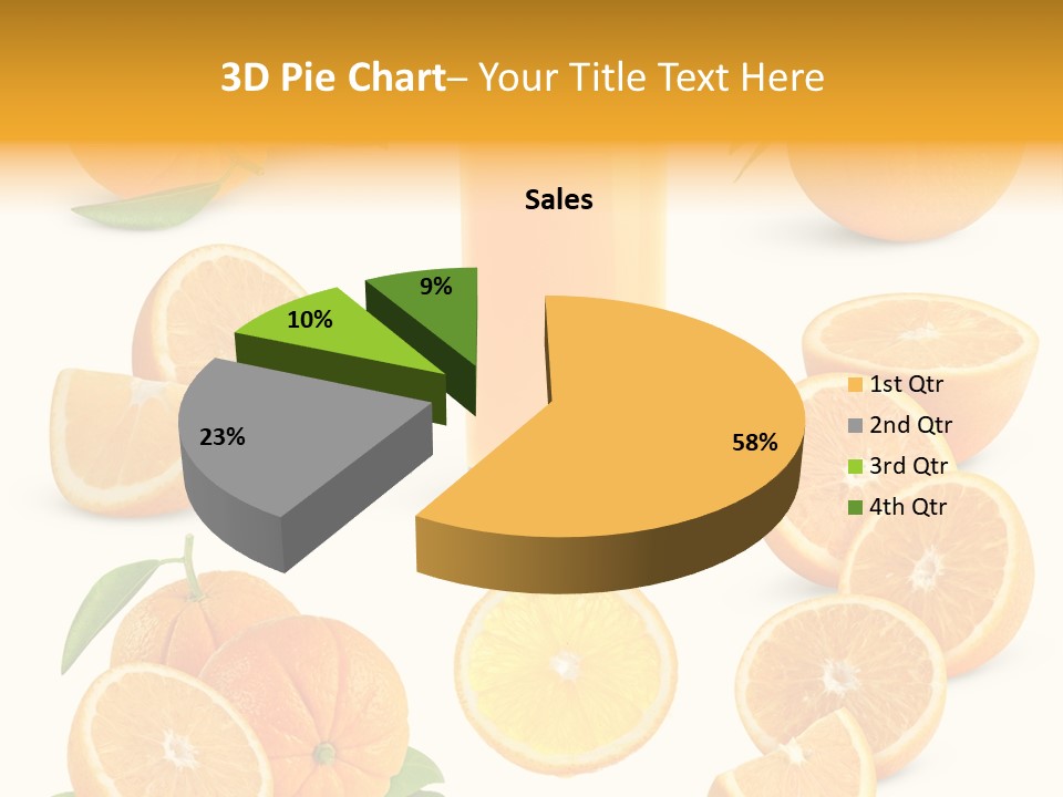 Ripe Healthy Half PowerPoint Template