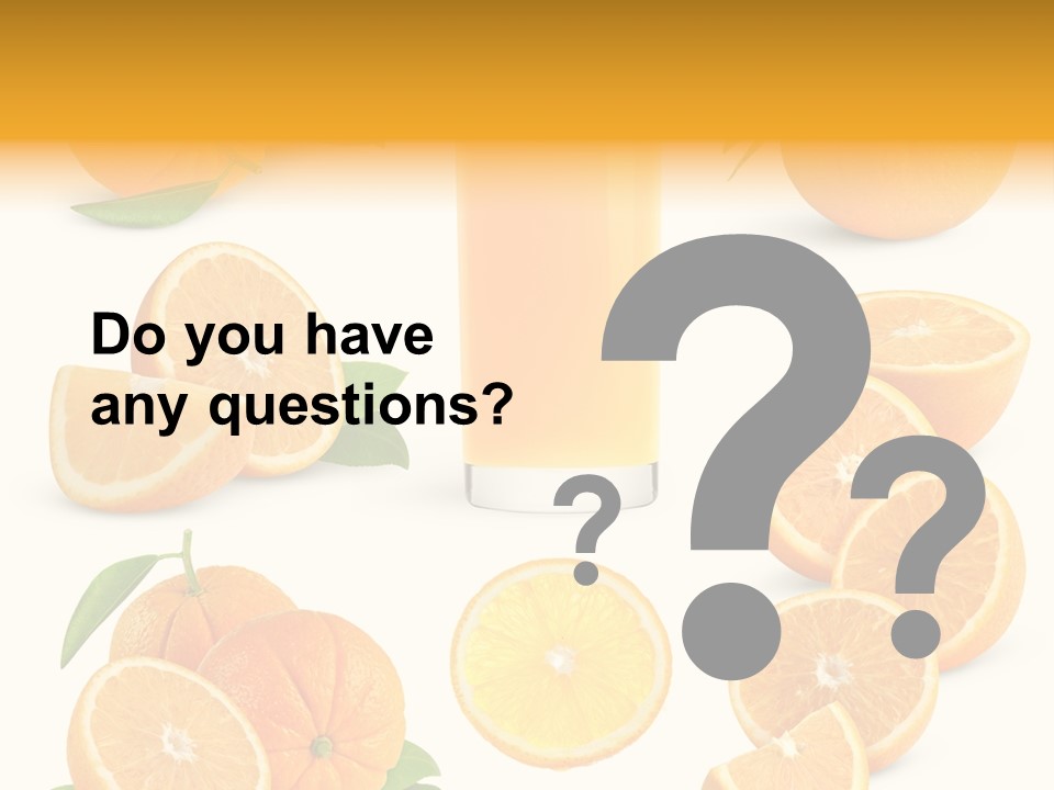 Ripe Healthy Half PowerPoint Template