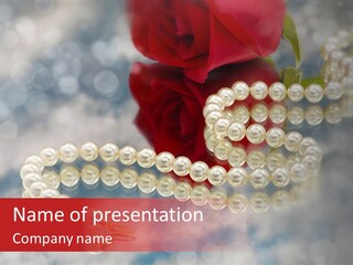 Bridal Round Abstract PowerPoint Template