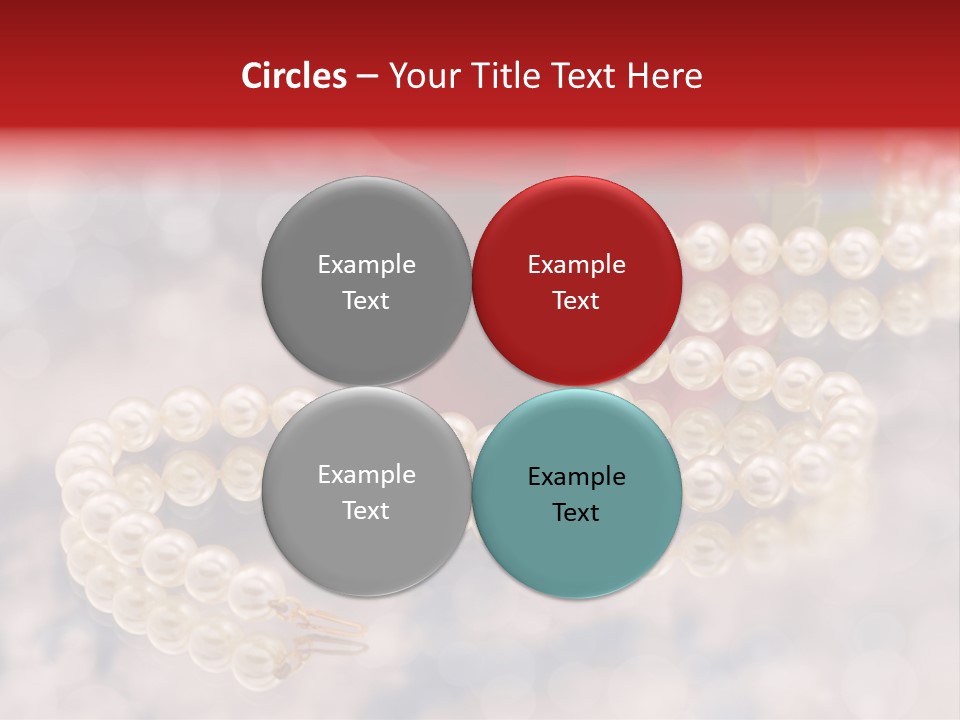 Bridal Round Abstract PowerPoint Template