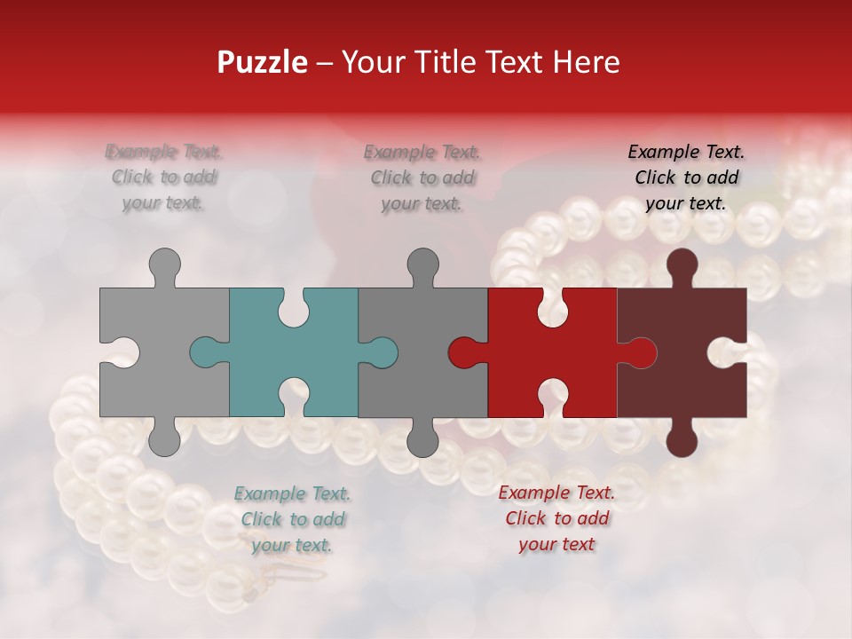 Bridal Round Abstract PowerPoint Template