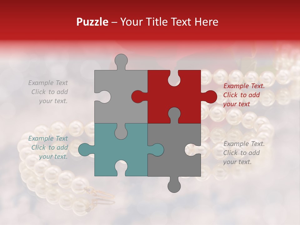 Bridal Round Abstract PowerPoint Template