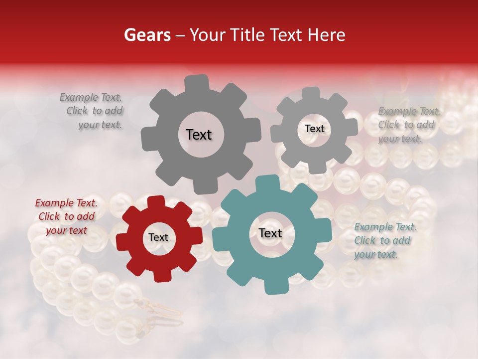 Bridal Round Abstract PowerPoint Template