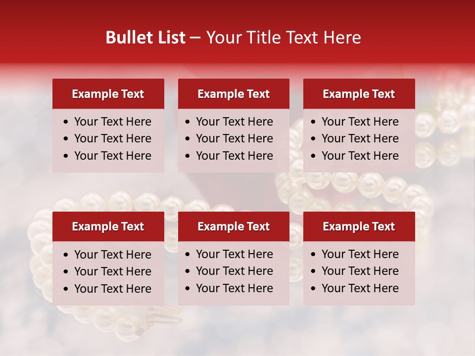 Bridal Round Abstract PowerPoint Template