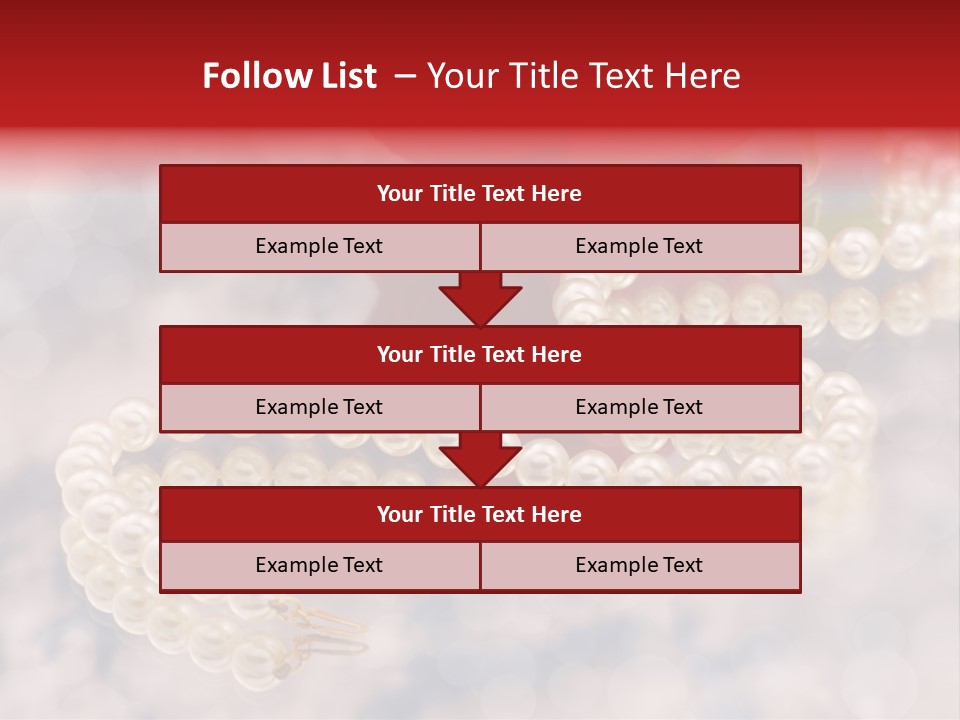 Bridal Round Abstract PowerPoint Template