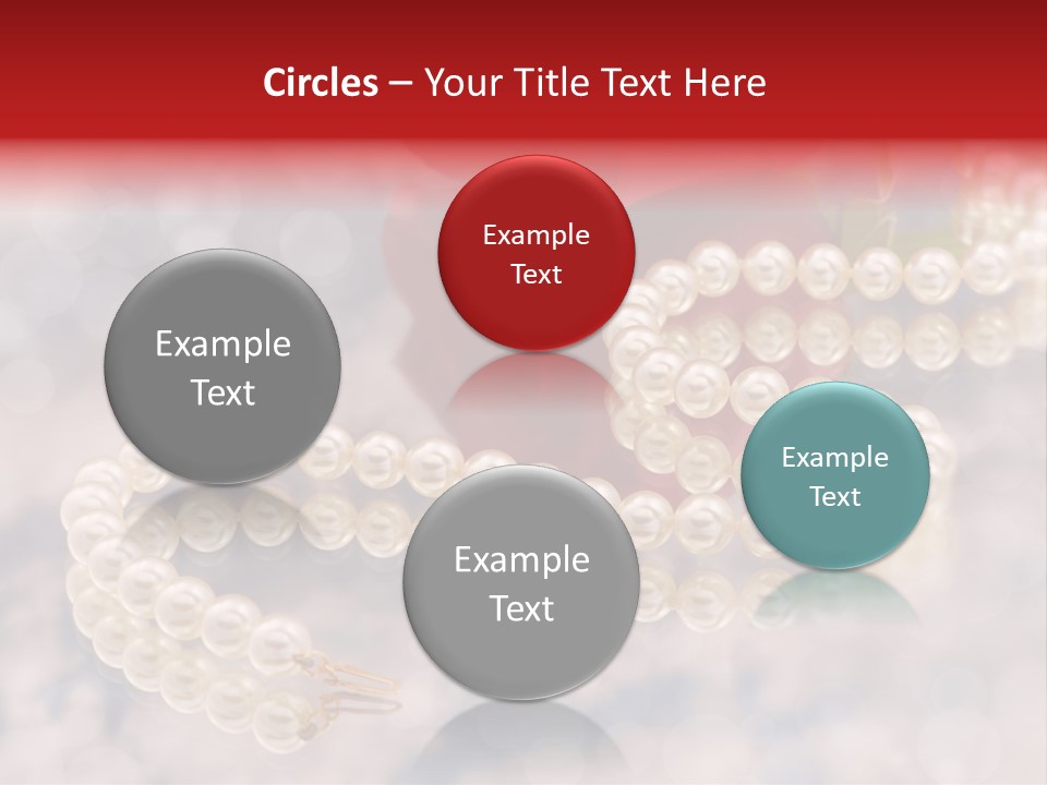 Bridal Round Abstract PowerPoint Template