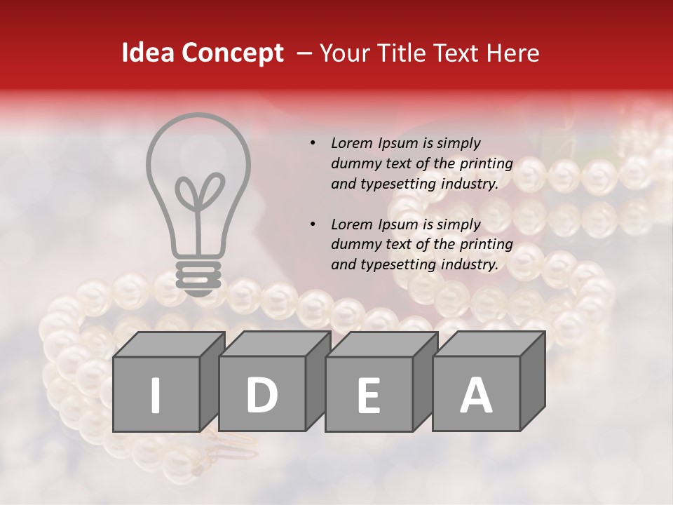 Bridal Round Abstract PowerPoint Template