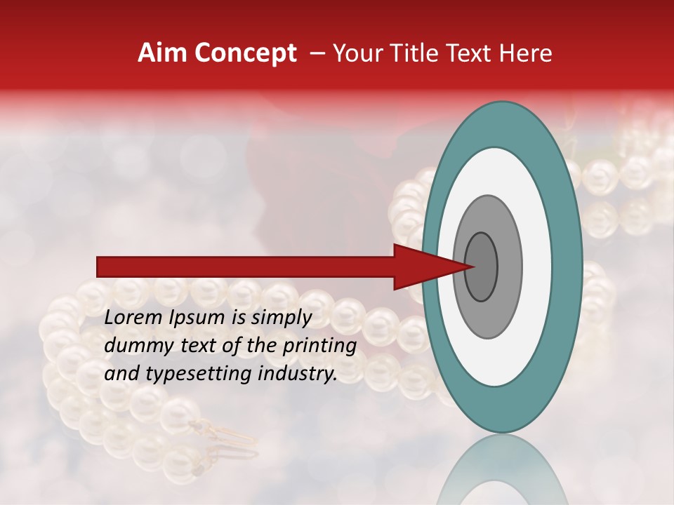 Bridal Round Abstract PowerPoint Template