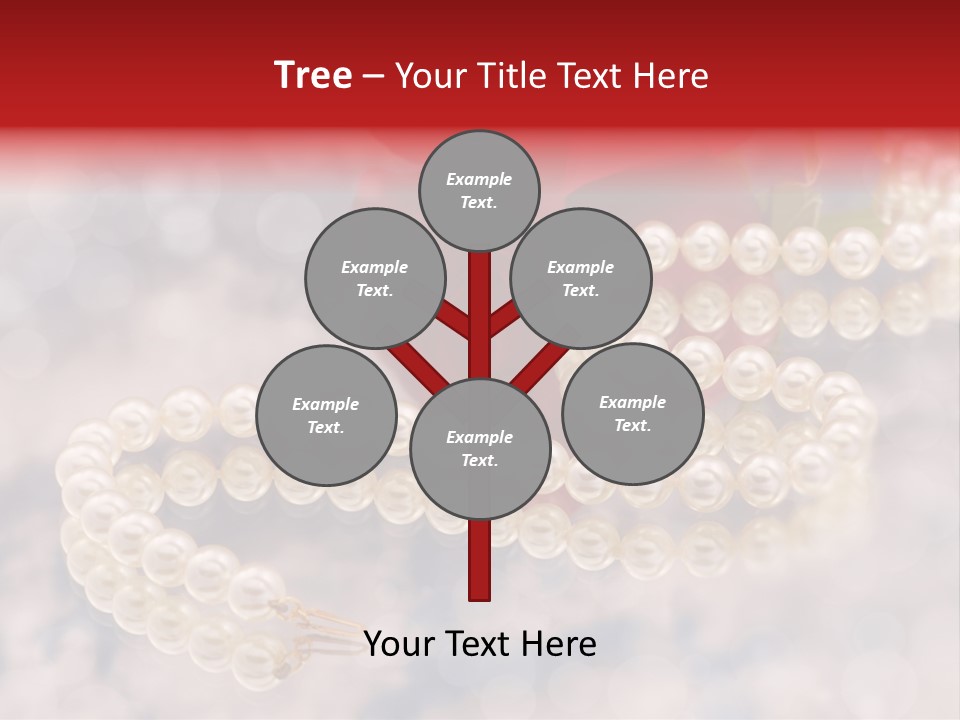 Bridal Round Abstract PowerPoint Template