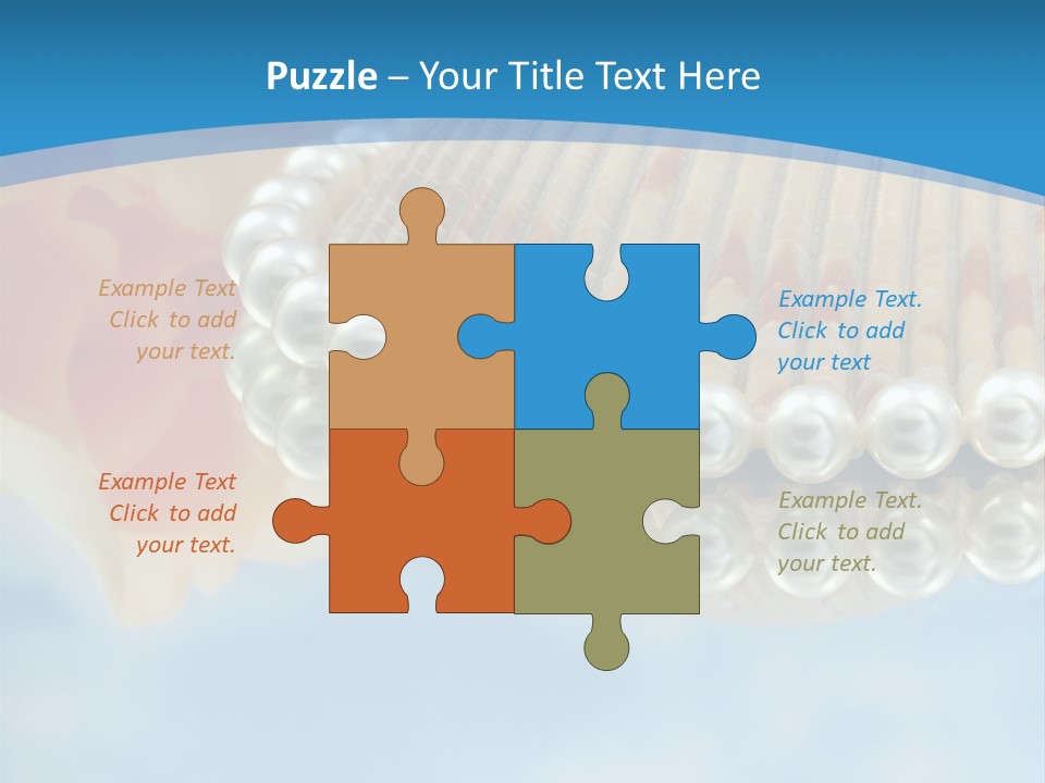 Macro Beads Royalty PowerPoint Template