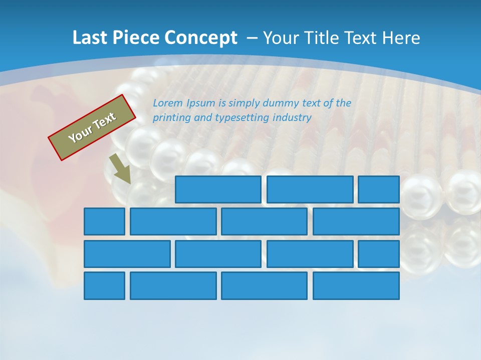 Macro Beads Royalty PowerPoint Template