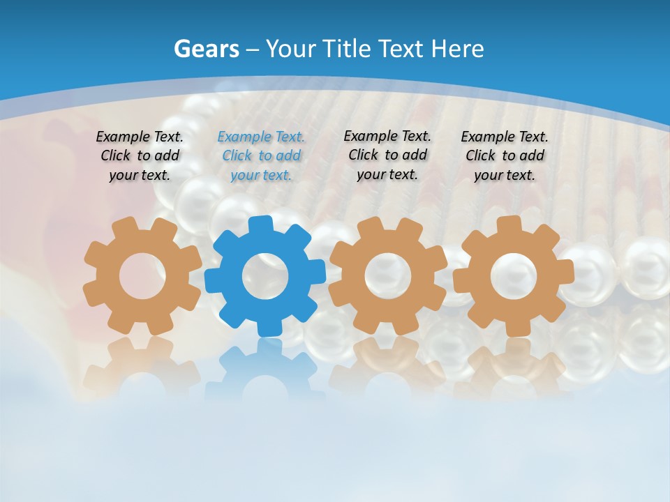 Macro Beads Royalty PowerPoint Template