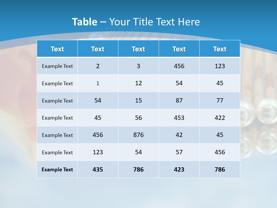 Macro Beads Royalty PowerPoint Template