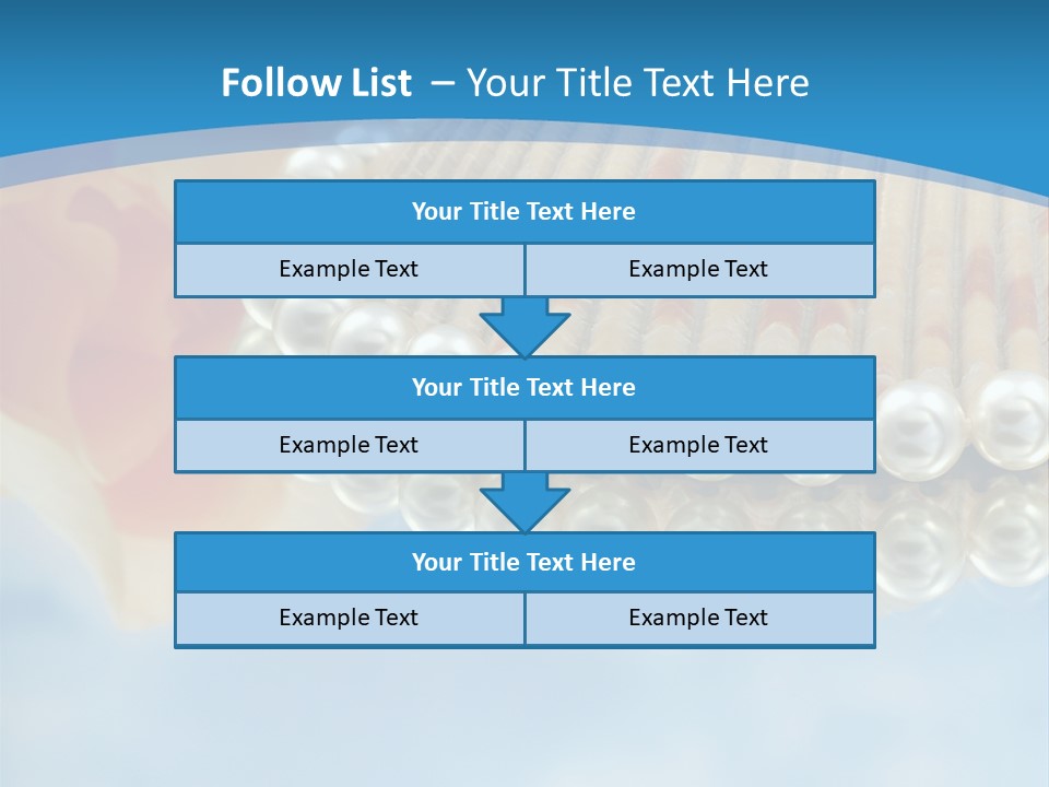 Macro Beads Royalty PowerPoint Template