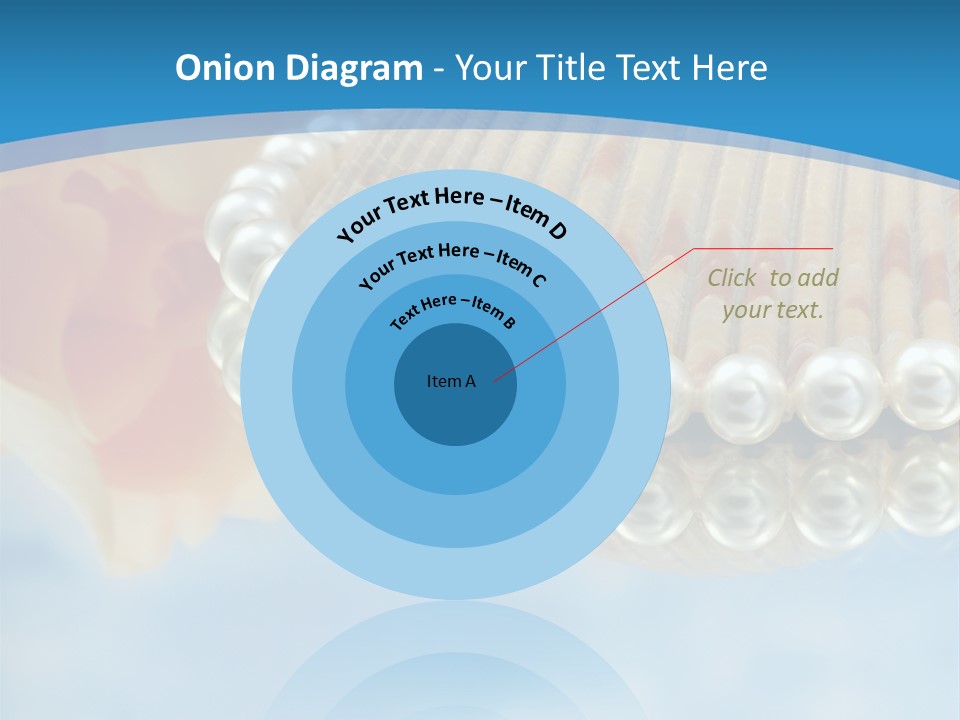 Macro Beads Royalty PowerPoint Template