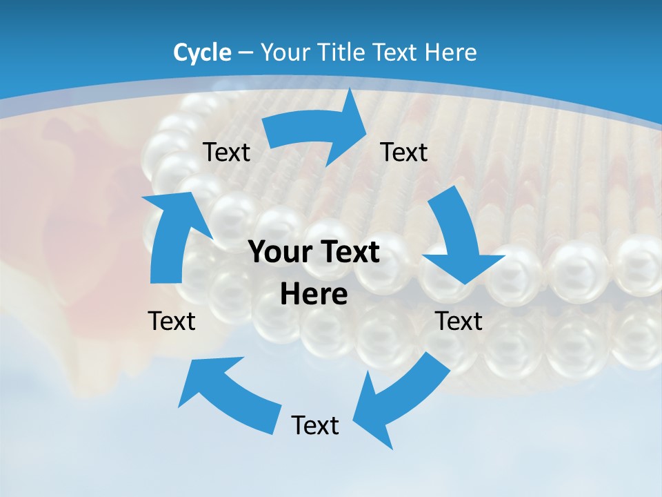 Macro Beads Royalty PowerPoint Template