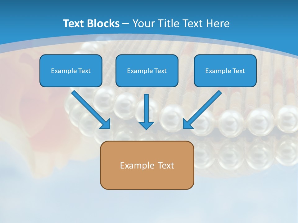 Macro Beads Royalty PowerPoint Template