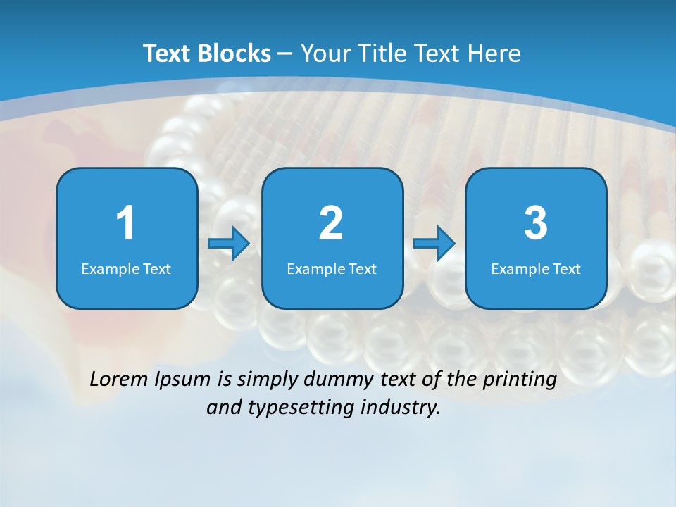 Macro Beads Royalty PowerPoint Template