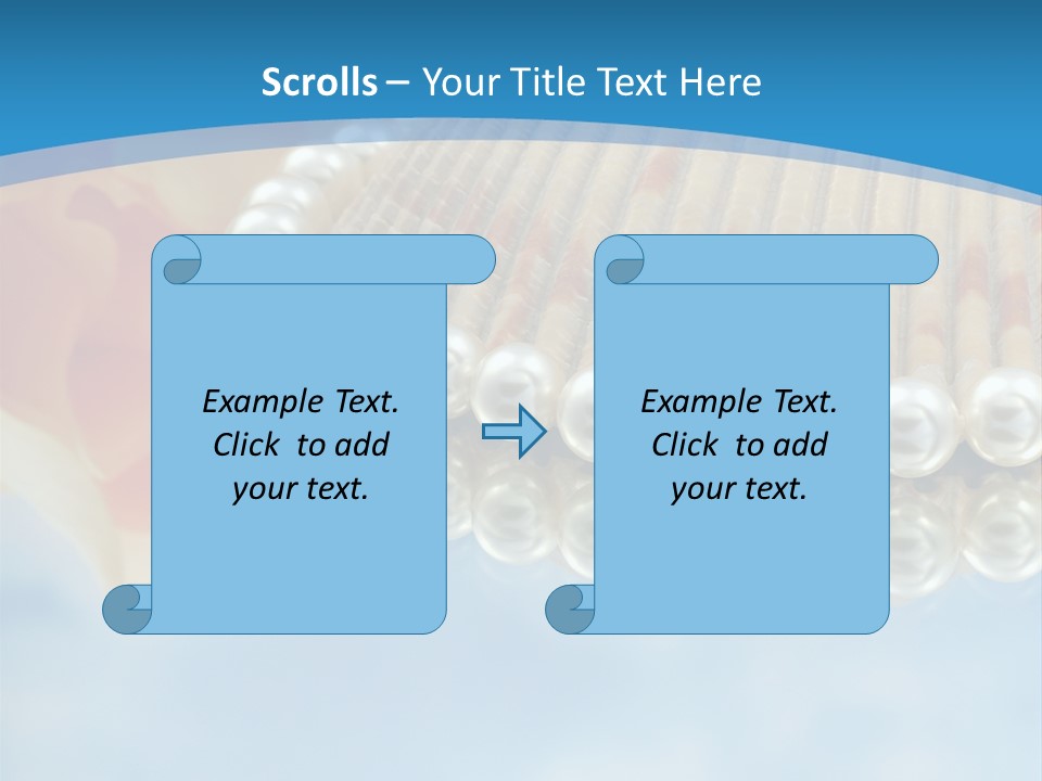 Macro Beads Royalty PowerPoint Template