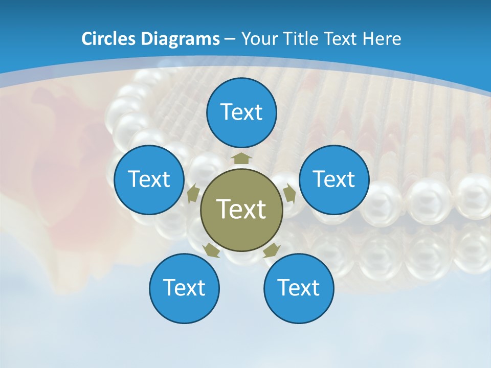 Macro Beads Royalty PowerPoint Template