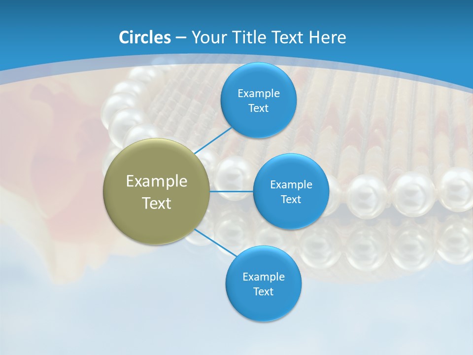 Macro Beads Royalty PowerPoint Template