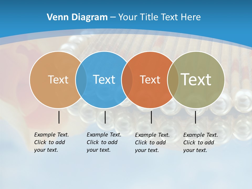 Macro Beads Royalty PowerPoint Template