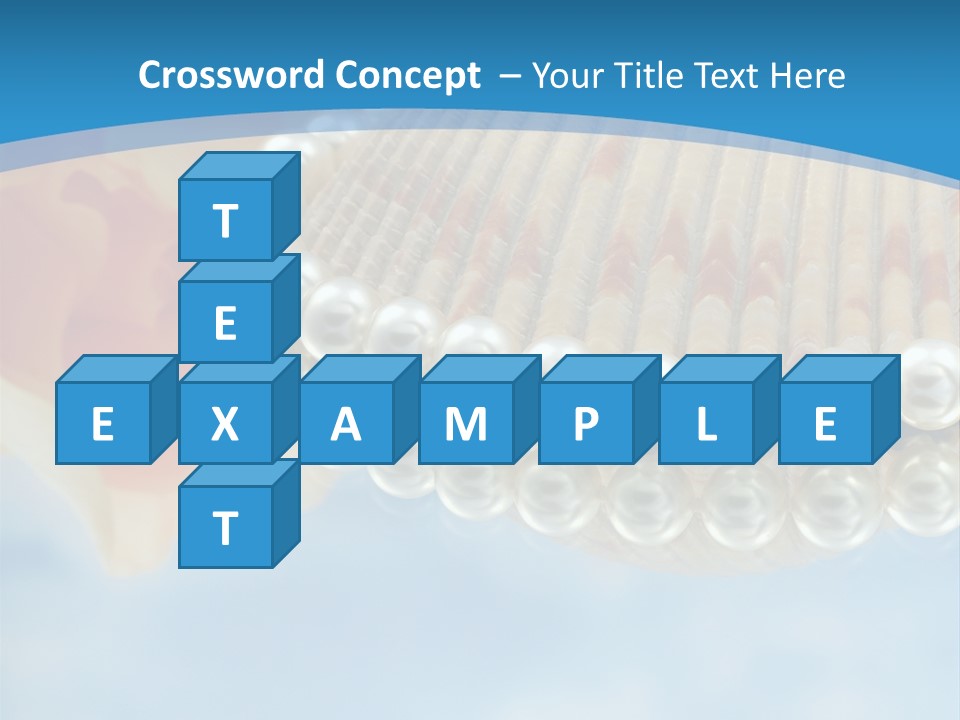 Macro Beads Royalty PowerPoint Template