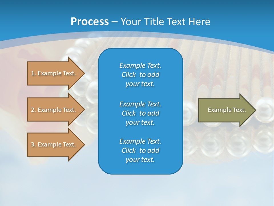 Macro Beads Royalty PowerPoint Template