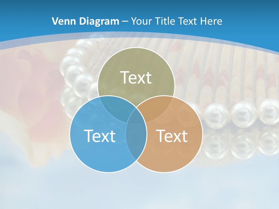 Macro Beads Royalty PowerPoint Template