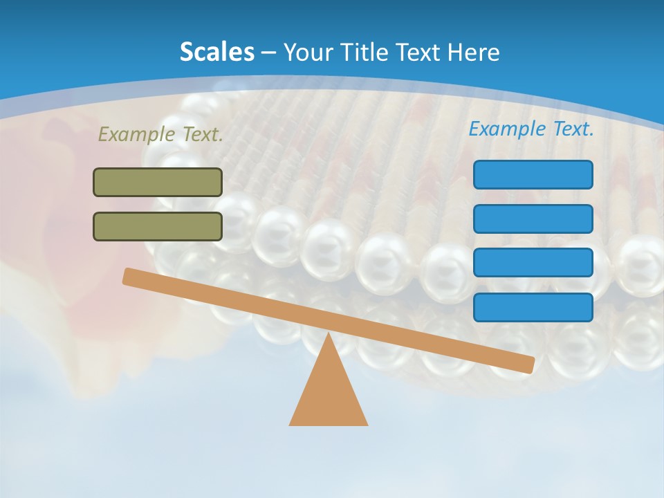 Macro Beads Royalty PowerPoint Template