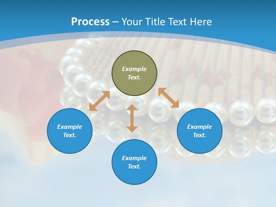 Macro Beads Royalty PowerPoint Template