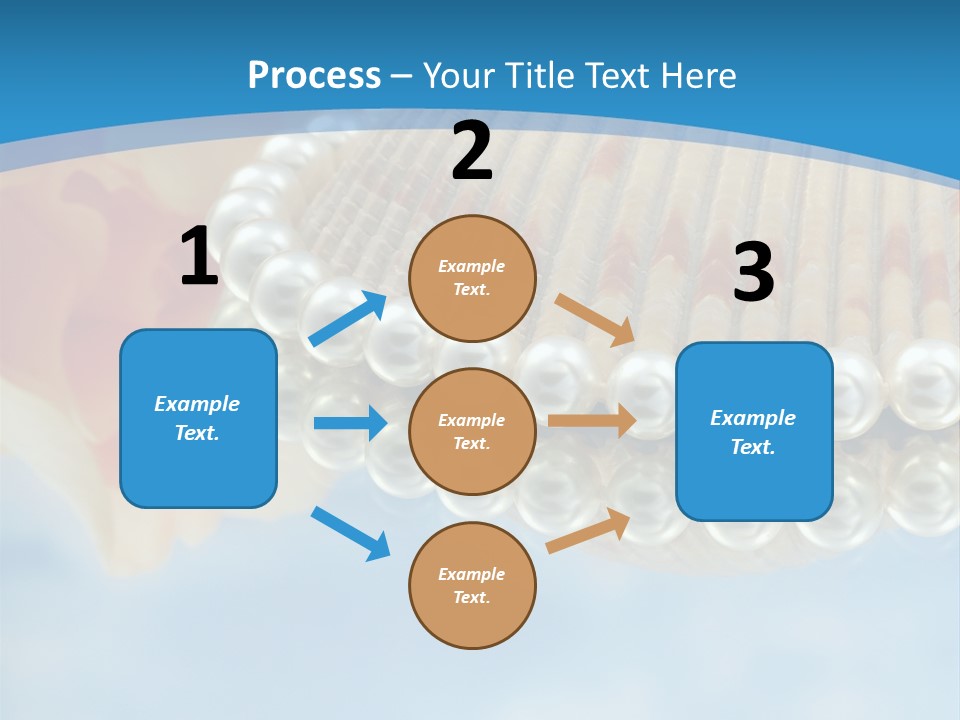 Macro Beads Royalty PowerPoint Template