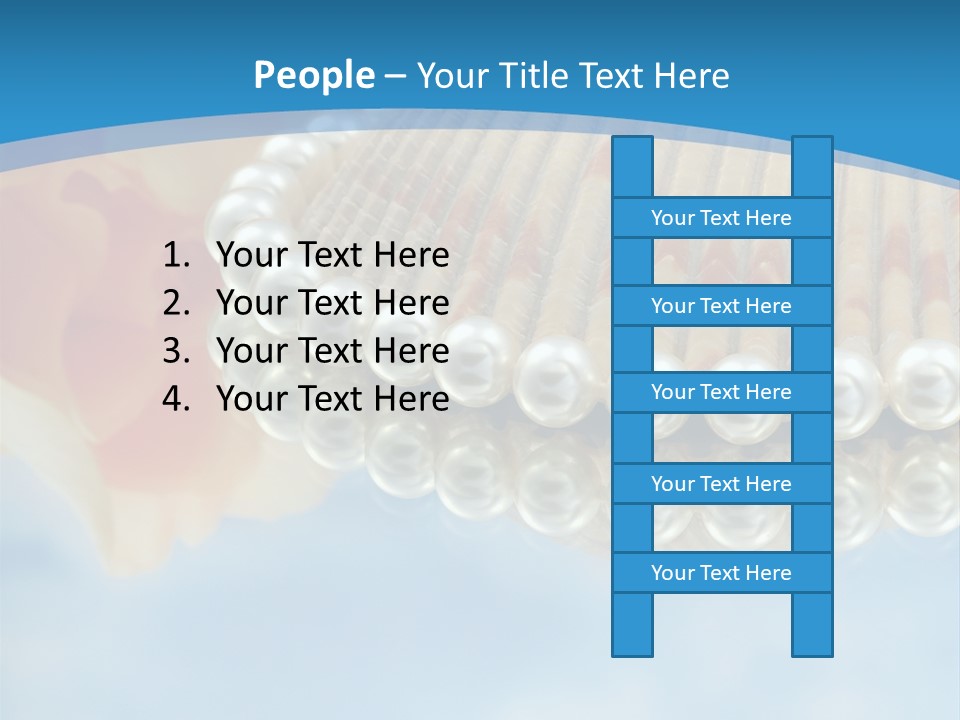 Macro Beads Royalty PowerPoint Template