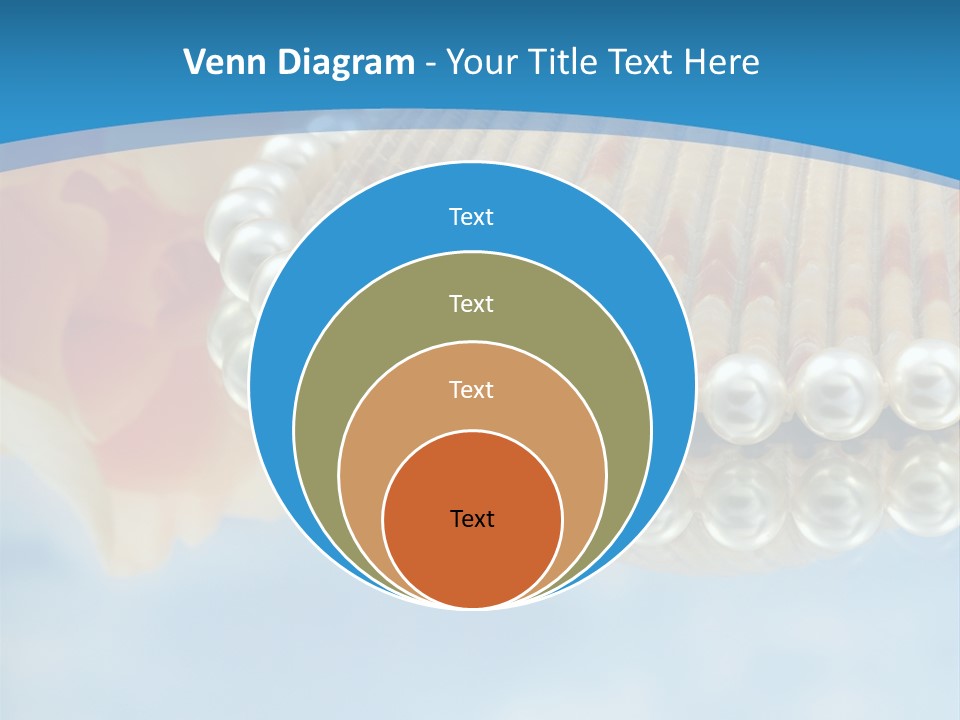 Macro Beads Royalty PowerPoint Template