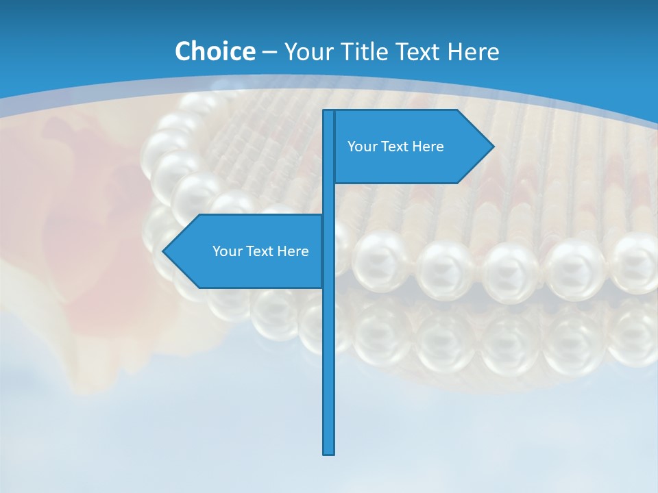 Macro Beads Royalty PowerPoint Template