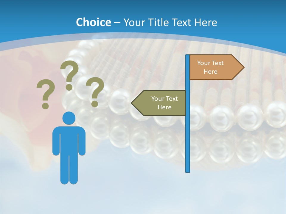 Macro Beads Royalty PowerPoint Template