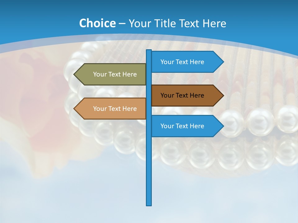 Macro Beads Royalty PowerPoint Template