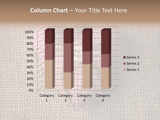 Textile Decoration Brown PowerPoint Template