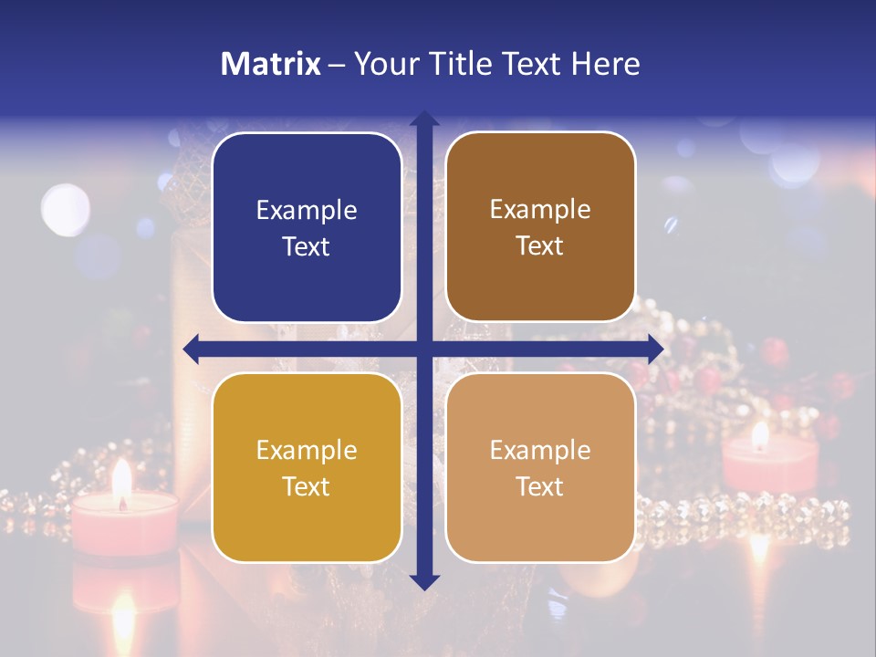 Tree Yellow Golden PowerPoint Template