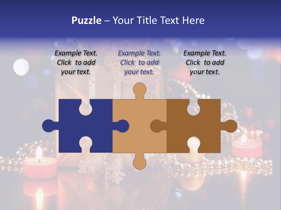 Tree Yellow Golden PowerPoint Template