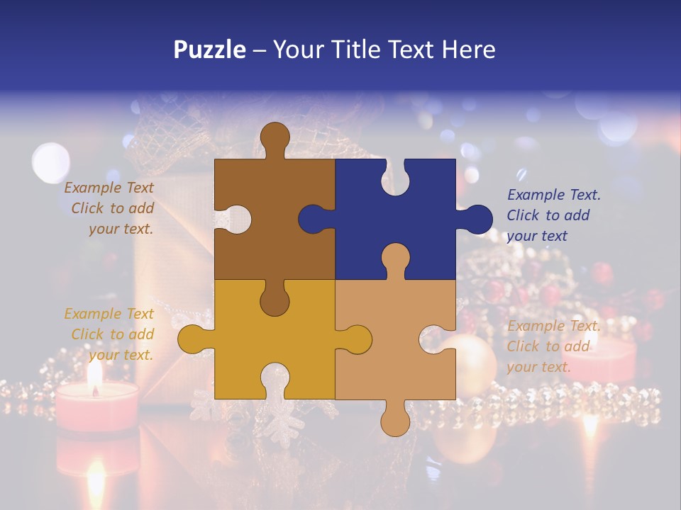 Tree Yellow Golden PowerPoint Template