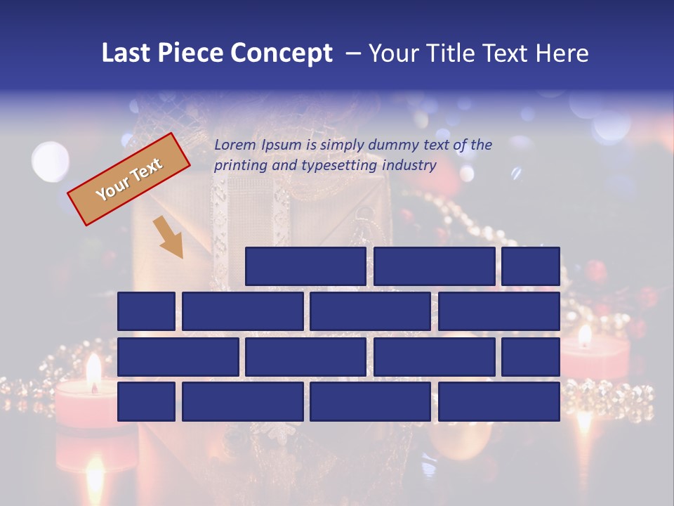 Tree Yellow Golden PowerPoint Template