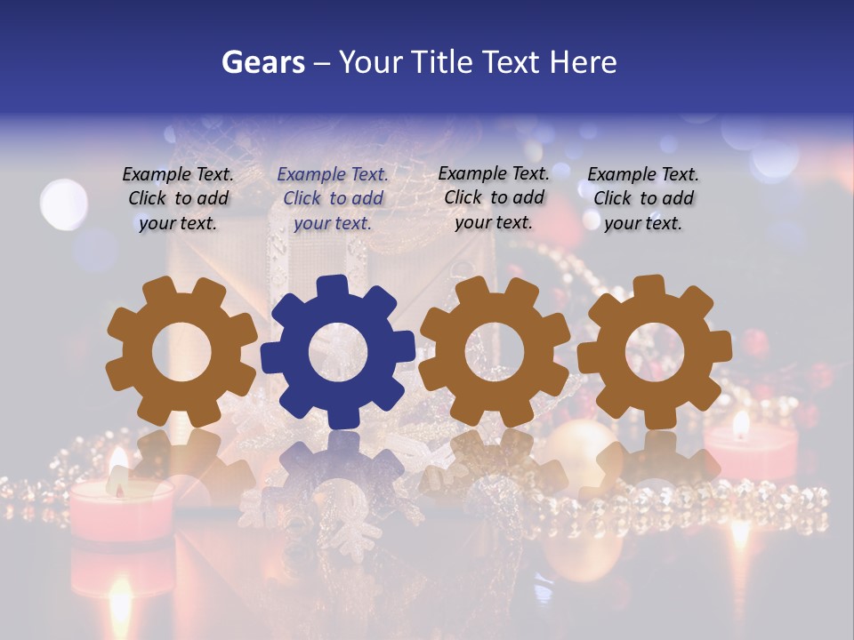 Tree Yellow Golden PowerPoint Template