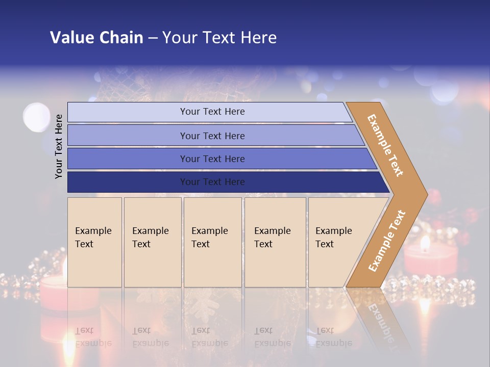 Tree Yellow Golden PowerPoint Template