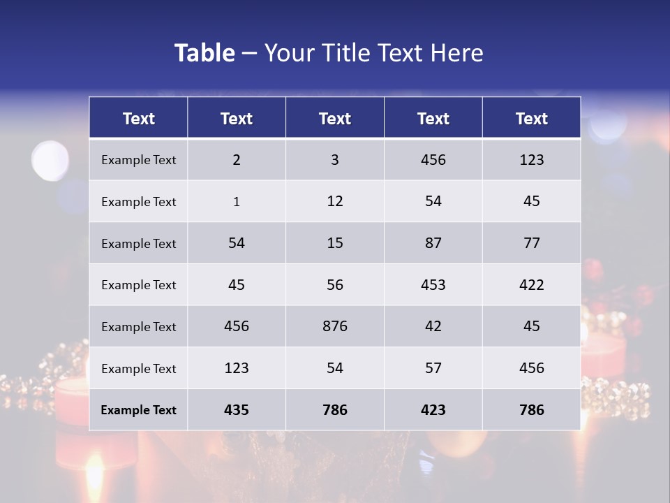 Tree Yellow Golden PowerPoint Template