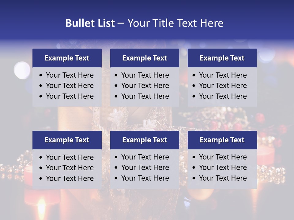 Tree Yellow Golden PowerPoint Template